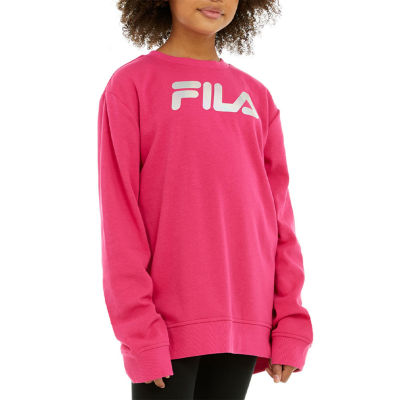 sløring udredning Munk Fila Big Girls Crew Neck Long Sleeve Fleece Sweatshirt - JCPenney