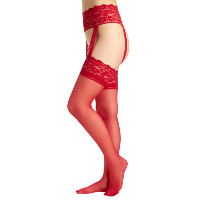 Berkshire Hosiery Pantyhose Not Applicable, Color: Red Lacquer