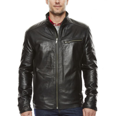 Womens leather clearance jackets at jcpenney