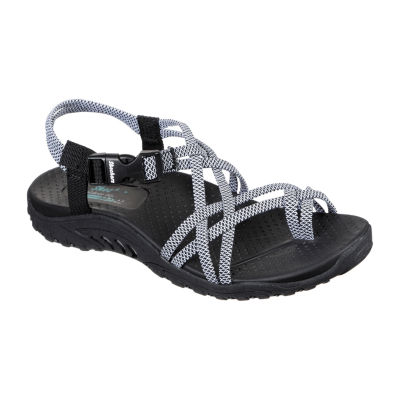 Skechers black shop reggae sandals