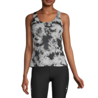 Xersion Mesh Womens U Neck Sleeveless Tank Top