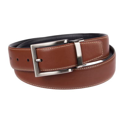 Stafford Mens Reversible Belt Color Black Brown JCPenney