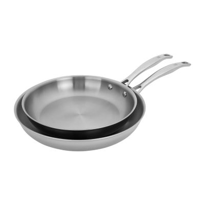  Emeril Lagasse Tri-Ply Stainless Steel Fry Pan, 10, Silver :  Home & Kitchen