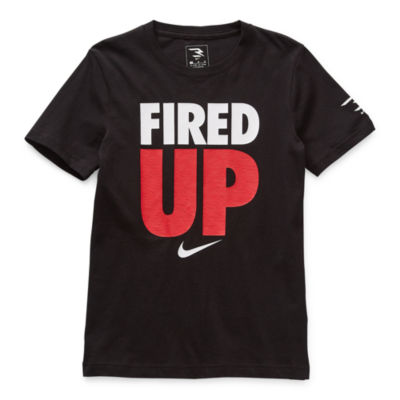 Nike 3BRAND by Russell Wilson Big Boys Fired Up Long Sleeve T