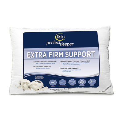 Serta® Perfect Sleeper® Extra Firm Support Pillow, Color: White