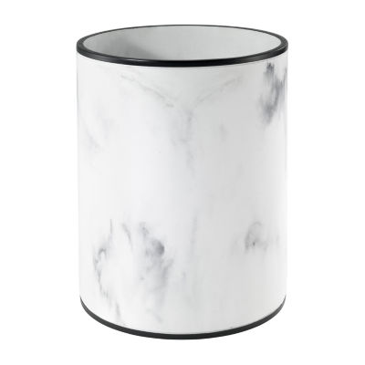 Avanti Jasper Waste Basket, Color: White Black - Jcpenney