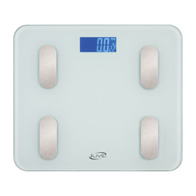 Sharper Image Digital Bathroom Scale, Tracks Body Fat & BMI
