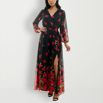 Premier amour sleeveless store floral maxi dress