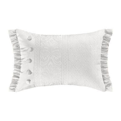 White eyelet throw pillows sale