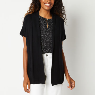 Short sleeve 2024 open front cardigan