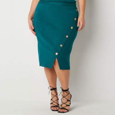 Green 2025 skirt jcpenney