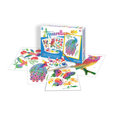 Sentosphere Usa Aquarellum Junior - Butterflies & Flowers, Color