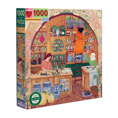 Eeboo Piece And Love Ancient Apothecary 1000 Piece Square
