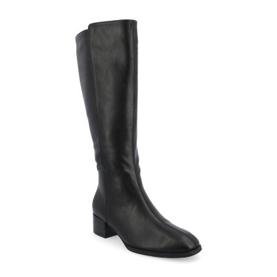 Journee Collection Womens Devri Stacked Heel Dress Boots JCPenney