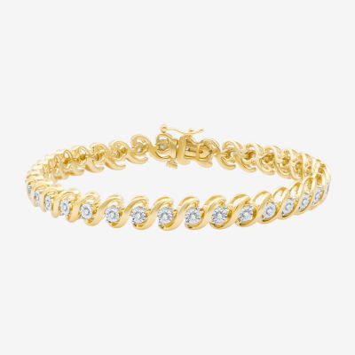 Diamond bracelet womens deals gold