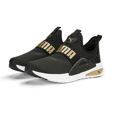 Puma black best sale and gold womens