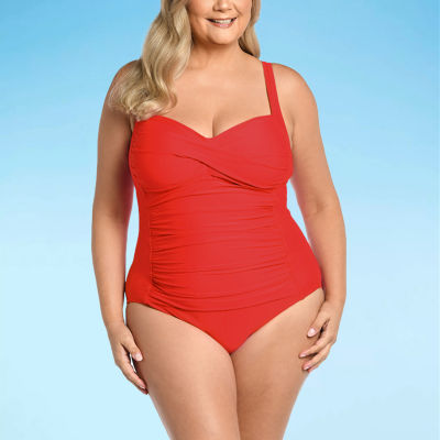 Jcpenney plus best sale size bathing suits