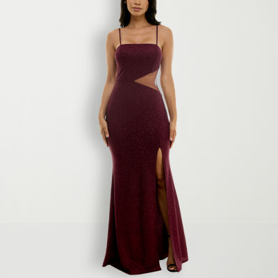 Jcpenney burgundy prom on sale dresses