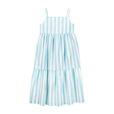 Jcpenney blue and white on sale dress