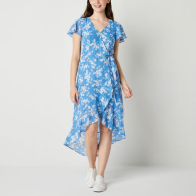 Jcpenney blue 2025 floral dress