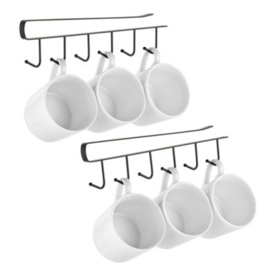 Wall Hanging Mug Rack , Plate Shelf, Dish Rack With Mug Hooks
