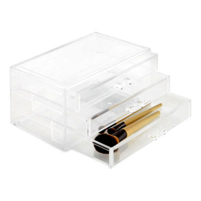 Home Expressions Acrylic Stackable Drawer Jewelry Organizer, Color