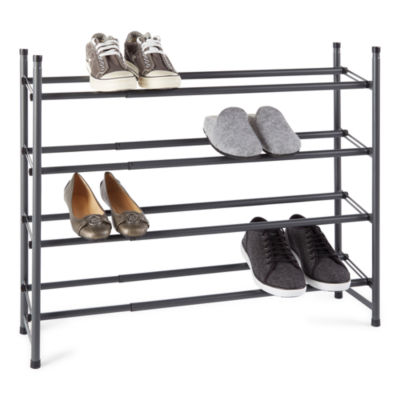 Honey-Can-Do 3-Pair Boot Holder, Black, Shoe Rack