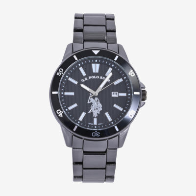 Us polo assn shop stainless steel watch