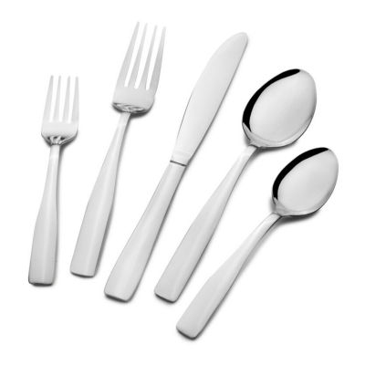 Pfaltzgraff Lionel 42-pc. Flatware Set, Color: Stainless Steel - JCPenney