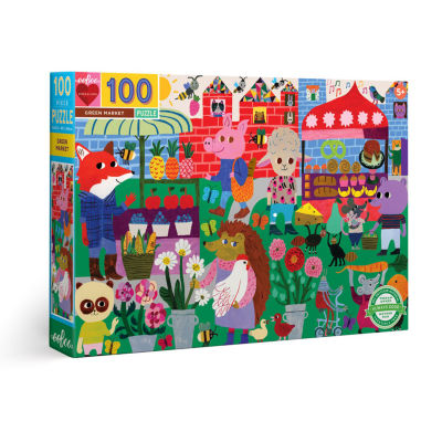 Eeboo World Map 100 Piece Puzzle Puzzle - JCPenney