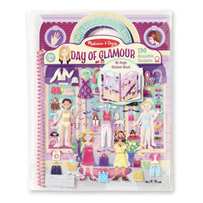 Melissa & Doug Deluxe Puffy Sticker Album - Day Of Glamour Kids Craft Kit,  Color: Day Of Glamour - JCPenney