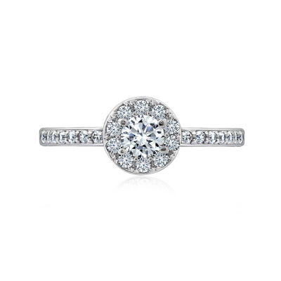 DiamonArt Womens 5 8 CT. T.W. White Cubic Zirconia Sterling Silver Promise Ring Color Sterling Silver JCPenney