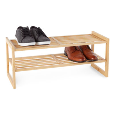 Home Expressions 4-Shelf Shoe Rack, Color: Grey - JCPenney