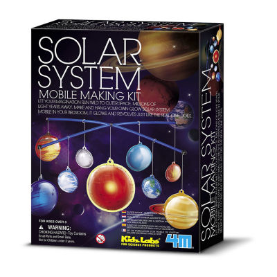 Toysmith 4m Glow-In-The-Dark Solar System Mobile Making Kit