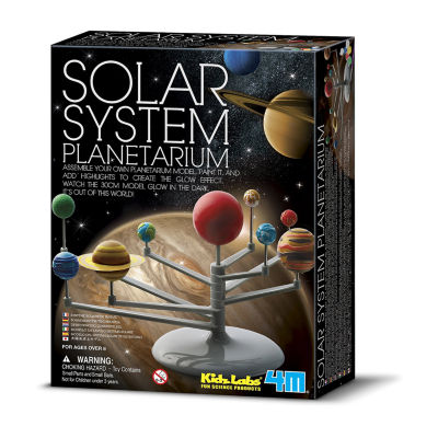 Solar System Model DIY Kit Planetary Projector with 8 Planets Paint an