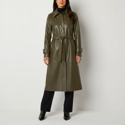 Worthington Midweight Trench Coat Color Rich Olive JCPenney