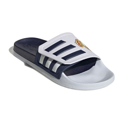 adidas Unisex Adult Adilette Tnd Slide Sandals Color White Blue