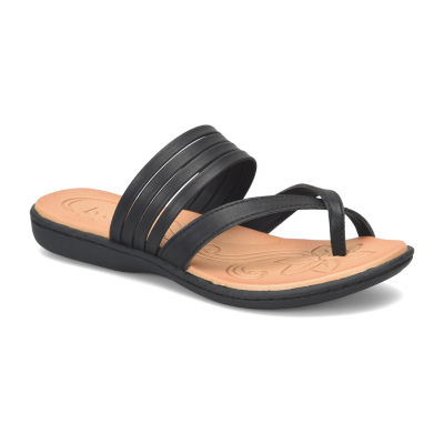 Boc leather hot sale flip flops