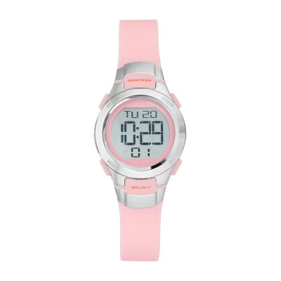 Armitron® Womens Pink Chronograph Digital Sport Watch