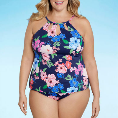 Jcpenney womens plus size hot sale swimsuits