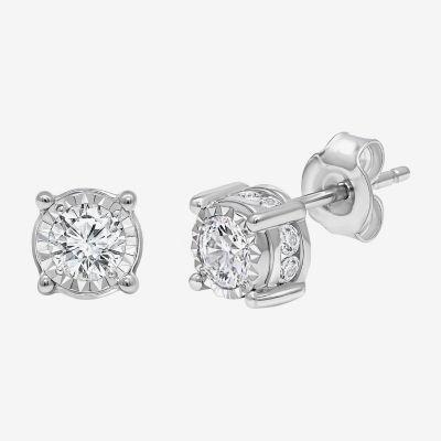 True miracle diamond stud earrings top