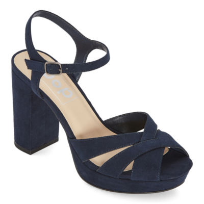 jcpenney navy sandals