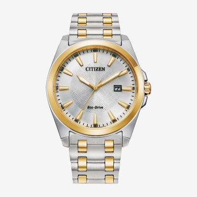 Citizen Corso Mens Two Tone Stainless Steel Bracelet Watch Bm7534