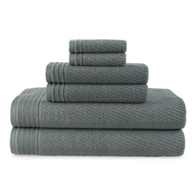 Fieldcrest Luxury Egyptian Cotton Loops Sculpted Bath Towel, Color