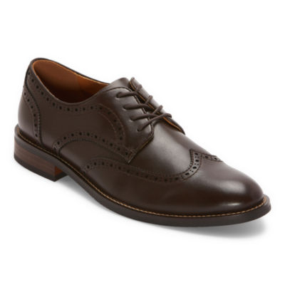 Stafford Mens Charles Oxford Shoes Color Brown JCPenney