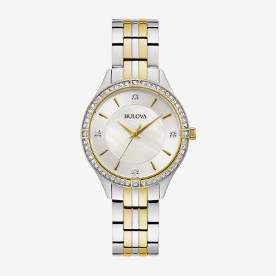 Bulova ladies two tone on sale watch