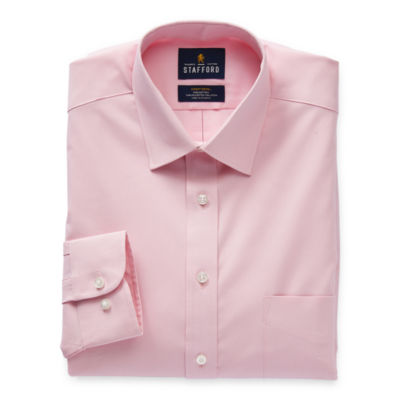 Stafford Short Sleeve Wrinkle Free Oxford Shirt  Oxford shirt, Oxford  shirt men, Stafford shirts