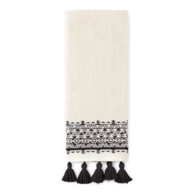 Farmhouse Hand Towel , Without Fringes ( Set of 2 )