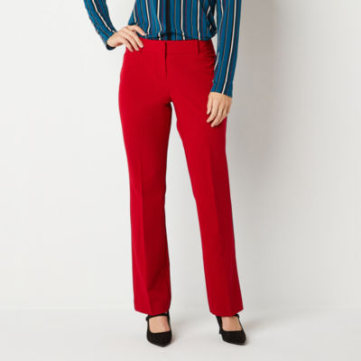 Liz claiborne audra outlet classic slim leg pants