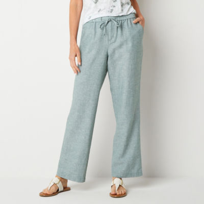 Liz Claiborne Linen Wide Leg Pants Tall, $50, jcpenney